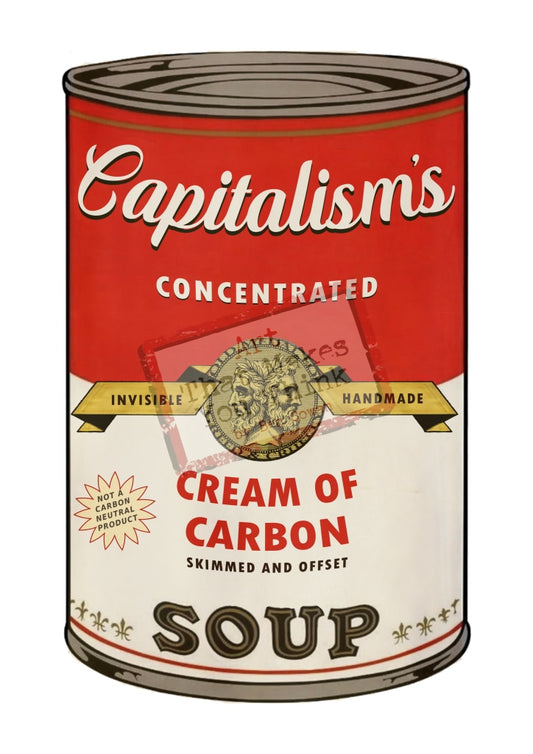 Liquid Capitalism: Cream Of Carbon A4 Posters Prints & Visual Artwork