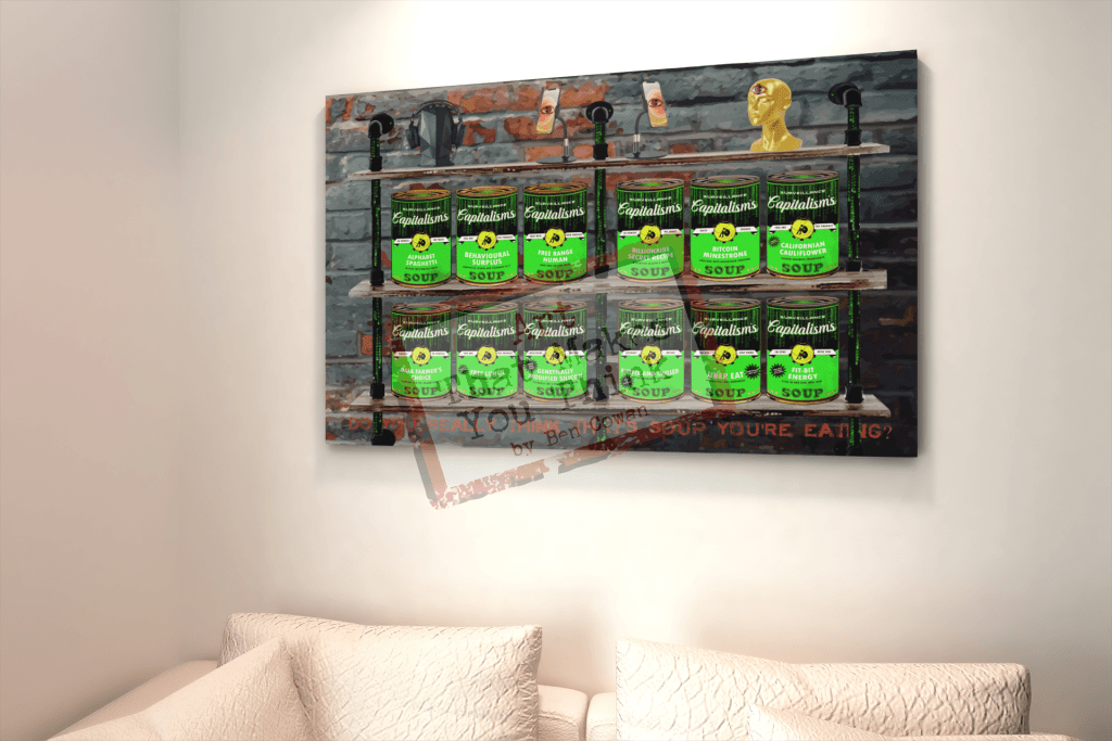 Surveillance Capitalism #1: Storing Up All Cans Of Problems A2 Posters Prints & Visual Artwork
