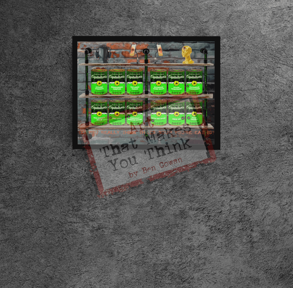 Surveillance Capitalism #1: Storing Up All Cans Of Problems A3 Posters Prints & Visual Artwork