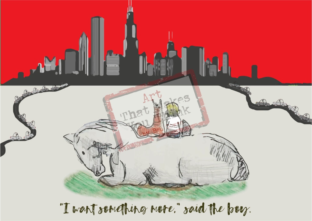 The Boy And The Social Media Role: I Want Something More Posters Prints & Visual Artwork