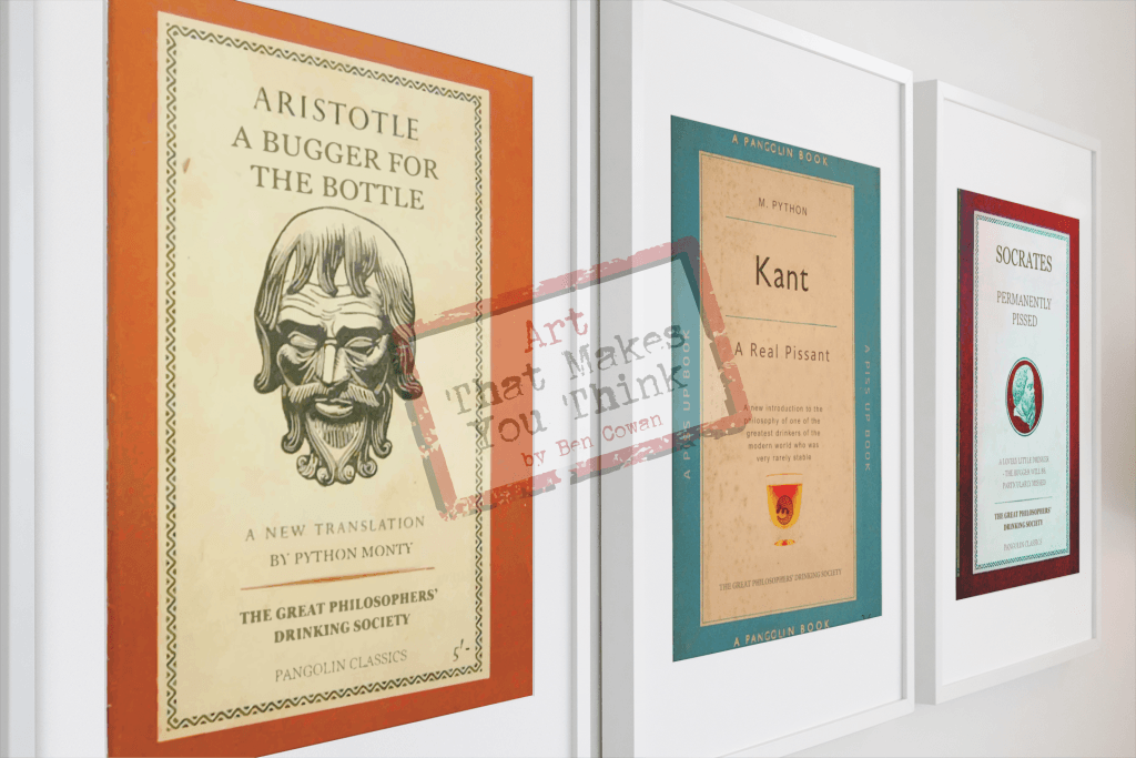 Aristotle: A Bugger For The Bottle (The Great Philosophers Drinking Society) Posters Prints & Visual