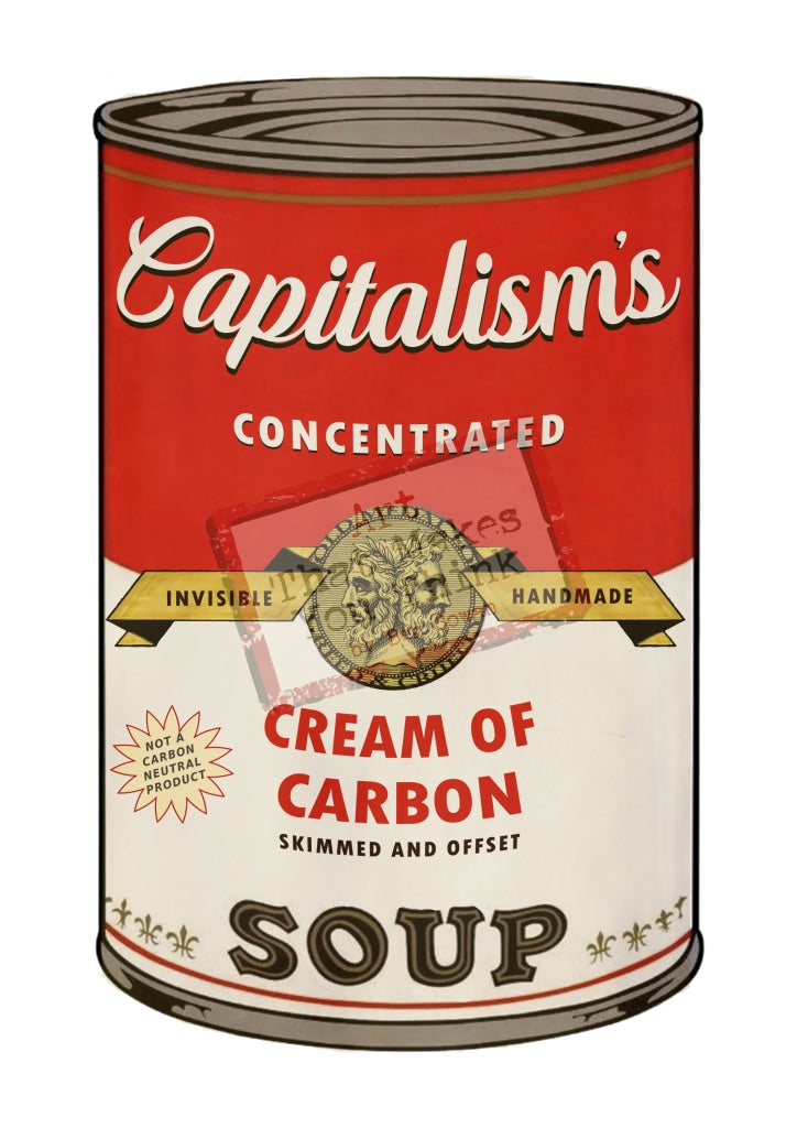 Liquid Capitalism: Cream Of Carbon A4 Posters Prints & Visual Artwork