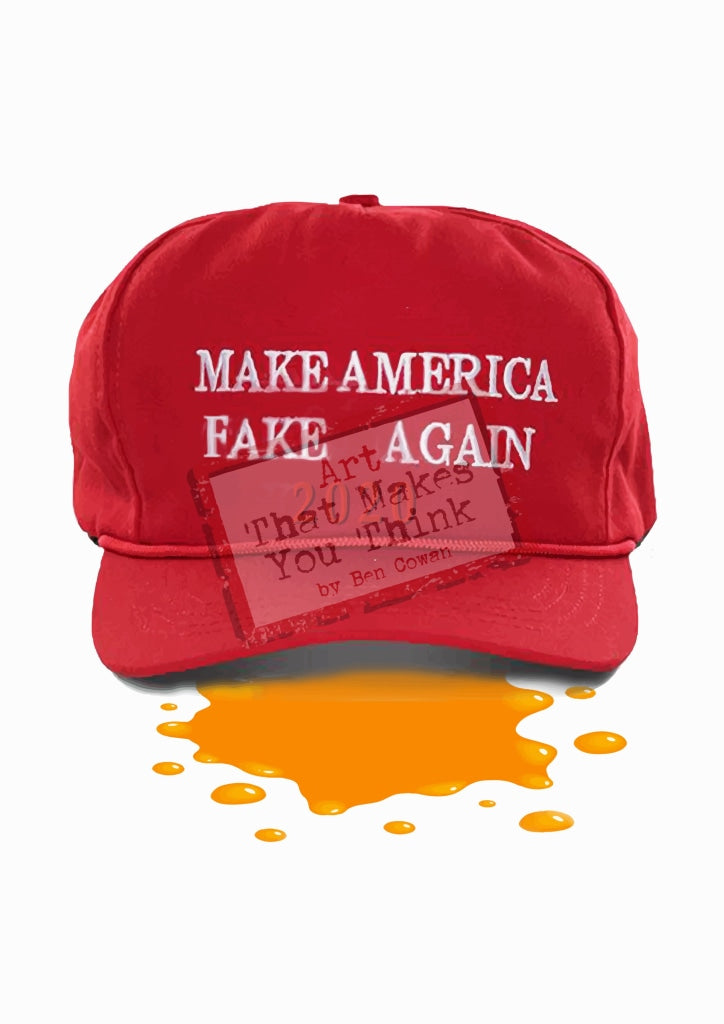 Make America Fake Again: Im Melting! A3 Posters Prints & Visual Artwork