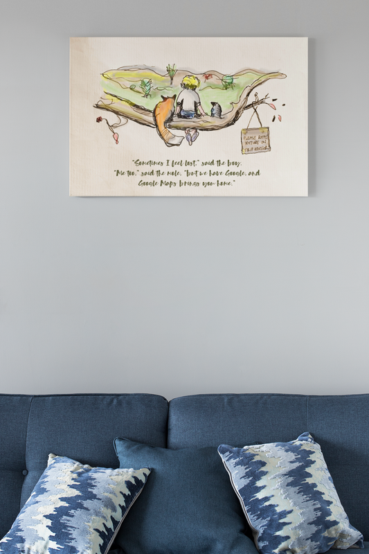 The Boy and the Social Media Role - Google Maps