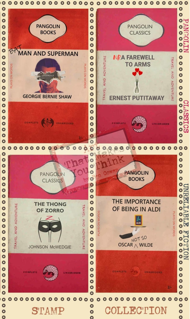 My Illiterate Stamp Collection - Red Posters Prints & Visual Artwork