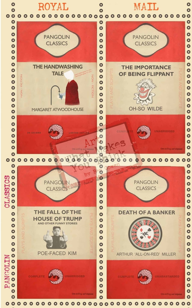 My Illiterate Stamp Collection - Red Posters Prints & Visual Artwork
