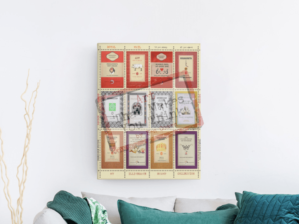 My Illiterate Stamp Collection - Shakespeare A2 Posters Prints & Visual Artwork