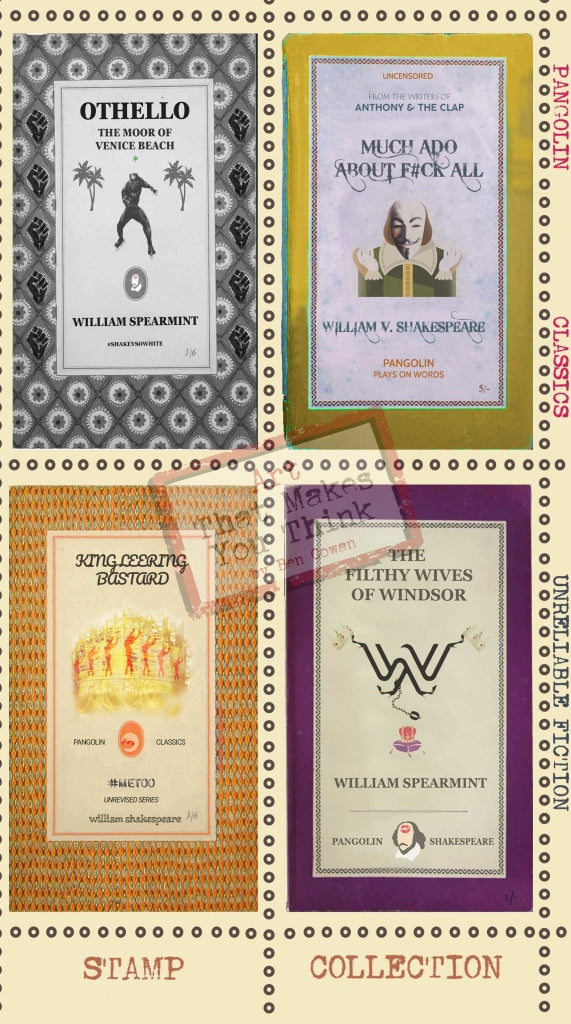 My Illiterate Stamp Collection - Shakespeare Posters Prints & Visual Artwork