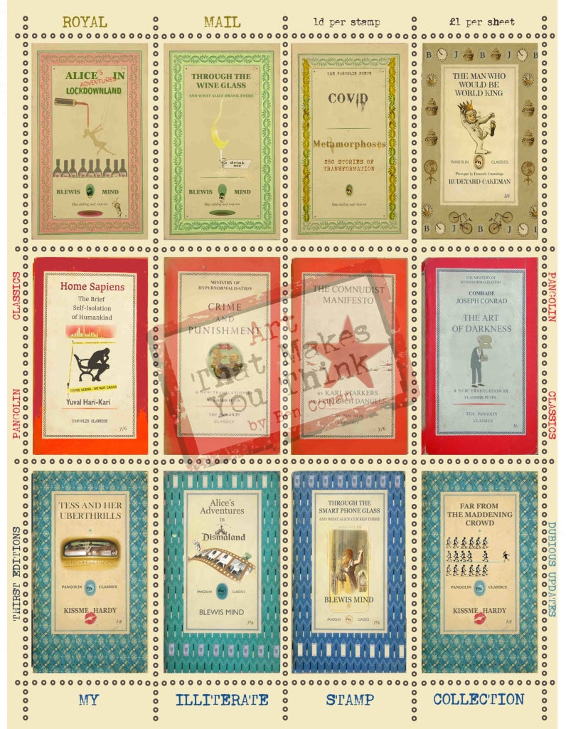 My Illiterate Stamp Collection - Specials A3 Posters Prints & Visual Artwork